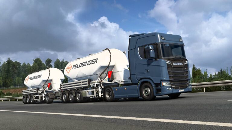 Od Gaming Professors: Euro Truck Simulator 2 obdržel rozšíření Feldbinder Trailer Pack