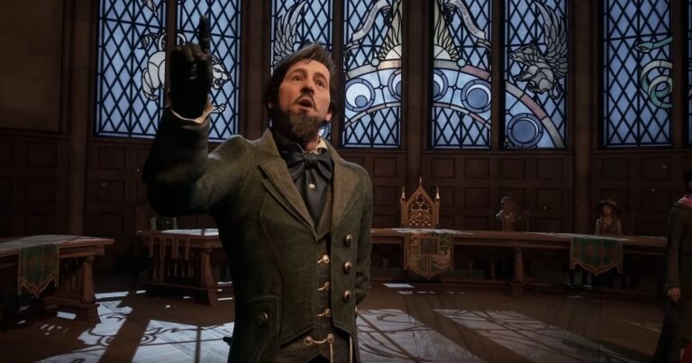 Z Indianu: Hogwarts Legacy odhaluje některé dabéry: Simon Pegg namluvil líného ředitele školy