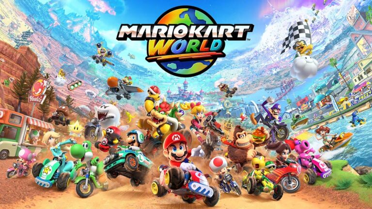 Z Gamebro: Recenze Mario Kart World – Největší závodní párty pod sluncem Houbičkového království