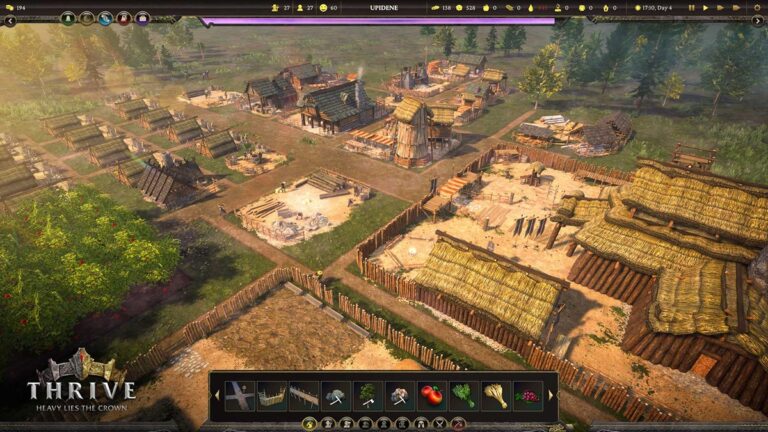 Z Gamebro: Recenze: Thrive: Heavy Lies the Crown – Budovatelské středověké drama s taktickou hloubkou